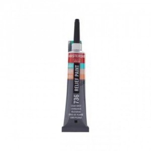 ΠΕΡΙΓΡΑΜΜΑ AMSTERDAM RELIEF 20ml 736 Lead Grey