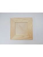 ΞΥΛΙΝΗ ΚΟΡΝΙΖΑ ΤΕΤΡΑΓΩΝΗ ΜΕ ΠΛΑΙΣΙΟ 185X185X10