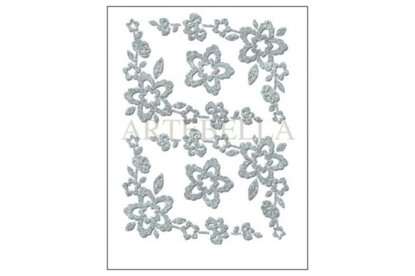 TRANSFER GOLOR 22X33CM 2508-SILVER ARTEBELLA