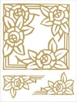 TRANSFER GOLOR 22X33CM 2310-GOLD ARTEBELLA