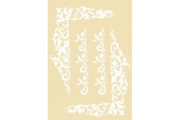 TRANSFER GOLOR 22X33CM 2302-WHITE ARTEBELLA