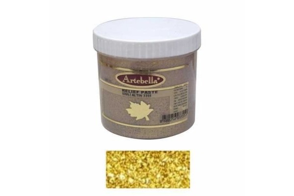 ΠΑΣΤΑ ARTEBELLA 3355 RELIEF 160GR GLITTER ΧΡΥΣΟ VSU100