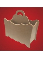 ΞΥΛΙΝΟ MDF ΘΗΚΗ ΠΕΡΙΟΔΙΚΩΝ 30x42x10 cm GZ-005 ARTEBELLA