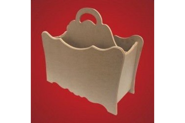 ΞΥΛΙΝΟ MDF ΘΗΚΗ ΠΕΡΙΟΔΙΚΩΝ 30x42x10 cm GZ-005 ARTEBELLA