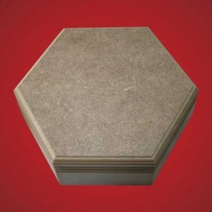 ΞΥΛΙΝΟ ΚΟΥΤΙ ΕΞΑΓΩΝΟ MDF 21Χ15X 7 CM KT024 ARTEBELLA