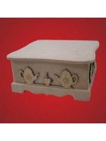 ΞΥΛΙΝΟ ΚΟΥΤΙ MDF ΤΣΑΓΙΟΥ 23Χ21Χ10 CM ARTEBELLA