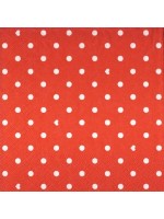 ΧΑΡΤΟΠΕΤΣΕΤΑ HEARTS & DOTS RED 33X33 - ΣΥΣΚΕΥΑΣΙΑ 20τμχ