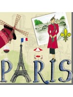 ΧΑΡΤΟΠΕΤΣΕΤΑ PARIS 33X33 - ΣΥΣΚΕΥΑΣΙΑ 20τμχ