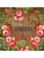 ΧΑΡΤΟΠΕΤΣΕΤΑ AUTUMN LOVE 33X33 - ΣΥΣΚΕΥΑΣΙΑ 20τμχ