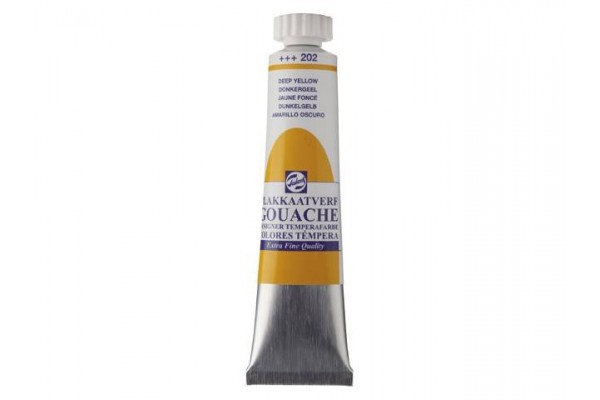 GOUACHE ΤΕΜΠΕΡΑ 20ml 202 Deep Yellow ROYAL TALENS