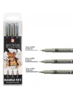 ΜΑΡΚΑΔΟΡΑΚΙΑ MANGA PIGMA MICRON BLACK ΣΕΤ3 (01,05,08)