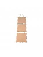 ΞΥΛΙΝΕΣ ΚΟΡΝΙΖΕΣ ΕΝΙΑΙΕΣ 3ΤΕΜ 24X91 MDF ARTEBELLA