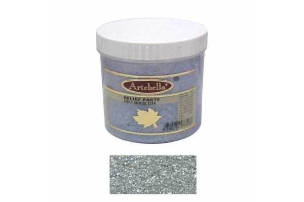 ΠΑΣΤΑ ARTEBELLA 3356 RELIEF 160GR  ΑΣΗΜΙ GLITTER