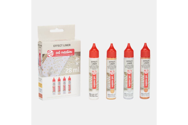 ΠΕΡΙΓΡΑΜΜΑΤΑ 28ML ART CREATIONS ΣΕΤ 4ΤΕΜ STANDARD PEARL