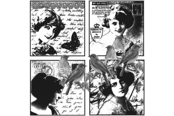 TRANSFER MIXART 5804V  25X25CM ARTEBELLA