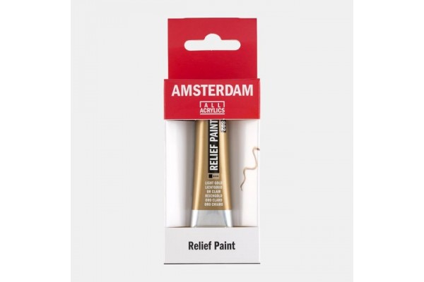 ΠΕΡΙΓΡΑΜΜΑ AMSTERDAM RELIEF 20ml 802 Light Gold
