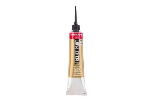 ΠΕΡΙΓΡΑΜΜΑ AMSTERDAM RELIEF 20ml 802 Light Gold