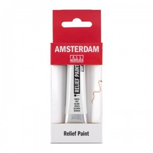 ΠΕΡΙΓΡΑΜΜΑ AMSTERDAM RELIEF 20ml 100 White