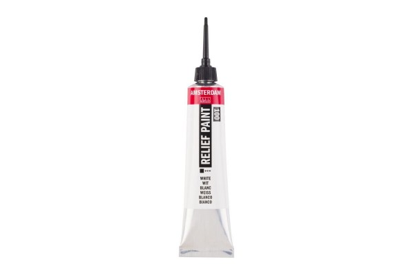 ΠΕΡΙΓΡΑΜΜΑ AMSTERDAM RELIEF 20ml 100 White
