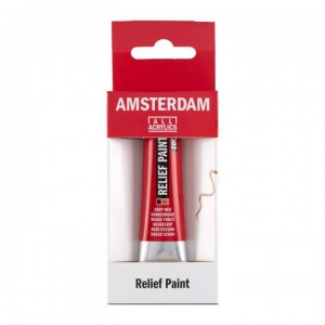 ΠΕΡΙΓΡΑΜΜΑ AMSTERDAM RELIEF 20ml 302 Deep Red