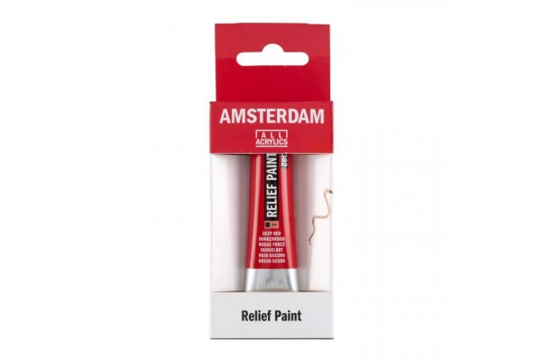 ΠΕΡΙΓΡΑΜΜΑ AMSTERDAM RELIEF 20ml 302 Deep Red