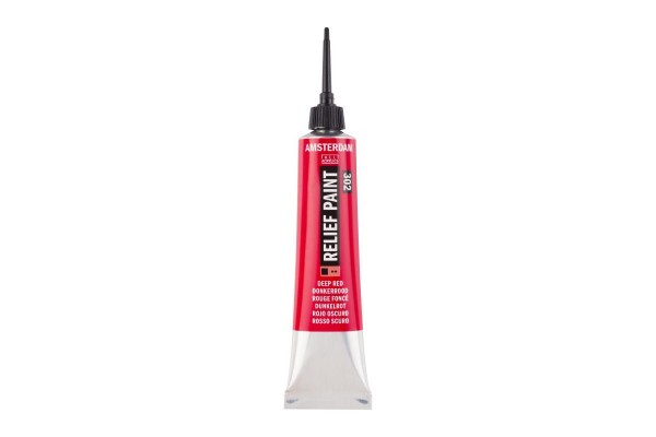 ΠΕΡΙΓΡΑΜΜΑ AMSTERDAM RELIEF 20ml 302 Deep Red