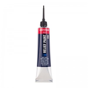 ΠΕΡΙΓΡΑΜΜΑ AMSTERDAM RELIEF 20ml 502 Deep Blue