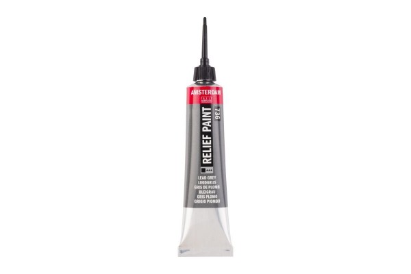 ΠΕΡΙΓΡΑΜΜΑ AMSTERDAM RELIEF 20ml 736 Lead Grey