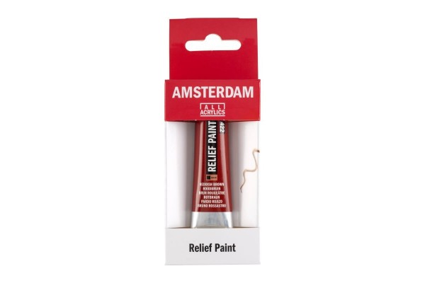 ΠΕΡΙΓΡΑΜΜΑ AMSTERDAM RELIEF 20ml 422 Reddish Brown