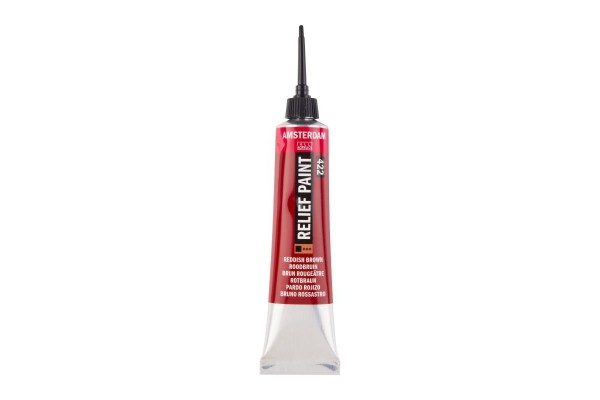 ΠΕΡΙΓΡΑΜΜΑ AMSTERDAM RELIEF 20ml 422 Reddish Brown