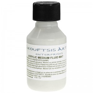 ΚΟΛΛΑ ΒΙΝΥΛΛΙΚΗ - ΑΚΡΥΛΙΚΗ ΑΓΙΟΓΡΑΦΙΑΣ MAT MEDIUM FLUID ΤΥΠΟΥ CAPAROL 100ml