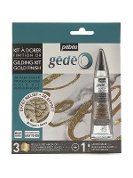 ΣΕΤ ΕΠΙΧΡΥΣΩΣΗΣ 3 ΧΡΥΣΑ ΦΥΛΛΑ-ΚΑΘΡΕΦΤΗ+RELIEF PASTE 20ml GEDEO PEBEO