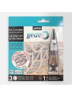 ΣΕΤ ΕΠΙΧΡΥΣΩΣΗΣ 3 ΑΣΗΜΕΝΙΑ ΦΥΛΛΑ-ΚΑΘΡΕΦΤΗ+RELIEF PASTE 20ml GEDEO PEBEO
