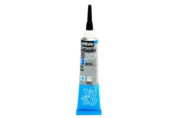 ΠΕΡΙΓΡΑΜΜΑΤΑ ΥΦΑΣΜΑΤΟΣ Silver METAL EFFECT 20ml SETACOLOR 3D