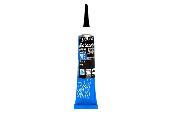 ΠΕΡΙΓΡΑΜΜΑΤΑ ΥΦΑΣΜΑΤΟΣ Black PERLE EFFECT 20ml SETACOLOR 3D