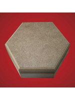 ΞΥΛΙΝΟ ΚΟΥΤΙ ΕΞΑΓΩΝΟ MDF 21Χ15X 7 CM KT024 ARTEBELLA