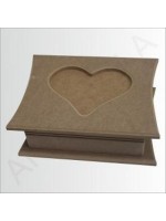 ΞΥΛΙΝΟ MDF ΚΟΥΤΙ ΚΑΡΔΙΑ 23x17x8 cm KT-047 ARTEBELLA