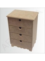 ΞΥΛΙΝΟ ΣΥΡΤΑΡΙΕΡΑ MDF 21x14,5x30 cm ARTEBELLA
