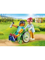 Playmobil City Life Ασθενής Με Καροτσάκι 70193