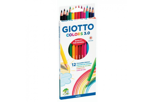 Ξυλομπογιές Giotto color 3.0 12τεμ. 276600
