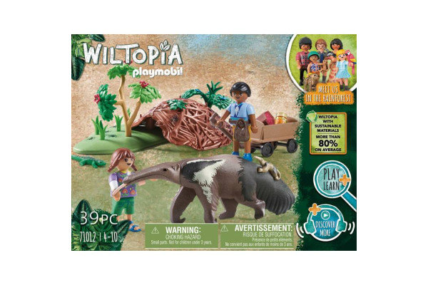 PLAYMOBIL 71012 Wiltopia Παιδιά φροντιστές ζώων με μυρμηγκοφάγο