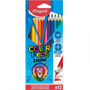 ΞΥΛΟΜΠΟΓΙΕΣ MAPED COLOR'PEPS STRONG 12 ΧΡΩΜΑΤΑ
