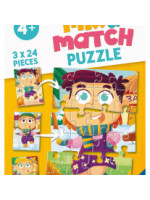 ΠΑΖΛ 3X24 ΤΕΜ. MIX & MATCH ΠΟΛΥΧΡΩΜΑ ΡΟΥΧΑ