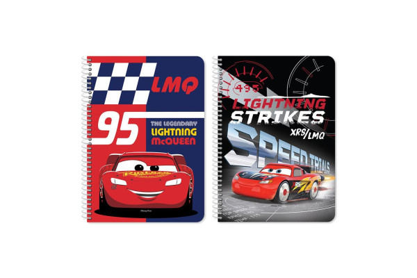 ΤΕΤΡΑΔΙO ΣΠΙΡΑΛ 17Χ25 2ΘΕΜ 60Φ CARS 2ΣΧ