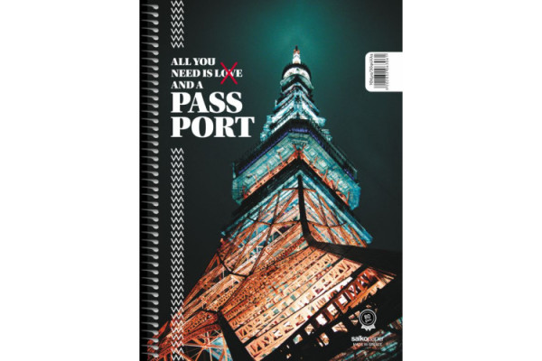 ΣΠΙΡΑΛ PASSPORT 17Χ25 5Θ 250ΣΕΛ