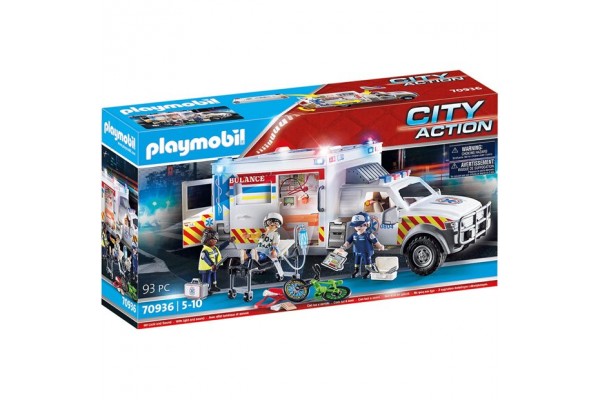 PLAYMOBIL City Action Οχημα Πρωτων Βοηθειων - 70936
