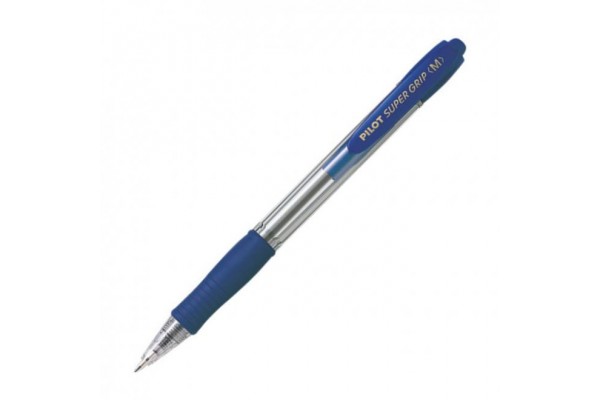 Στυλό Pilot Super Grip medium μπλε BPGP-10R-ML