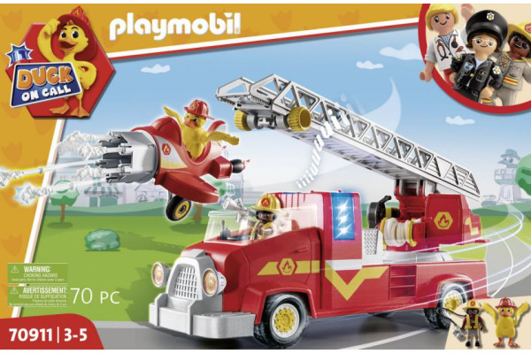 PLAYMOBIL 70911 DUCK ON CALL - Πυροσβεστικό όχημα
