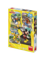 PUZZLE MICKEY ΣΤΗΝ ΠΟΛΗ 4Χ54 ΤΕΜ. ΠΑΖΛ Dino