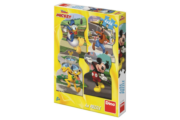 PUZZLE MICKEY ΣΤΗΝ ΠΟΛΗ 4Χ54 ΤΕΜ. ΠΑΖΛ Dino
